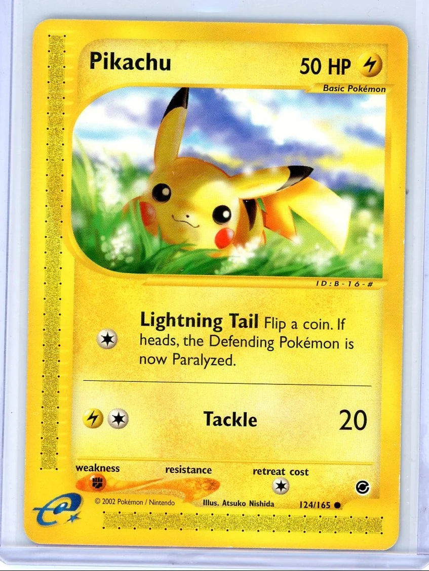 Pikachu Pokémon Expedition Non Holo #124/165