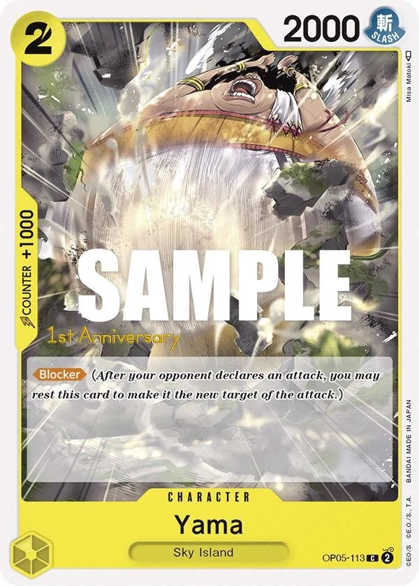 Yama (OP05-113) (Awakening of the New Era: 1st Anniversary Tournament Cards) (OP05 ANN)