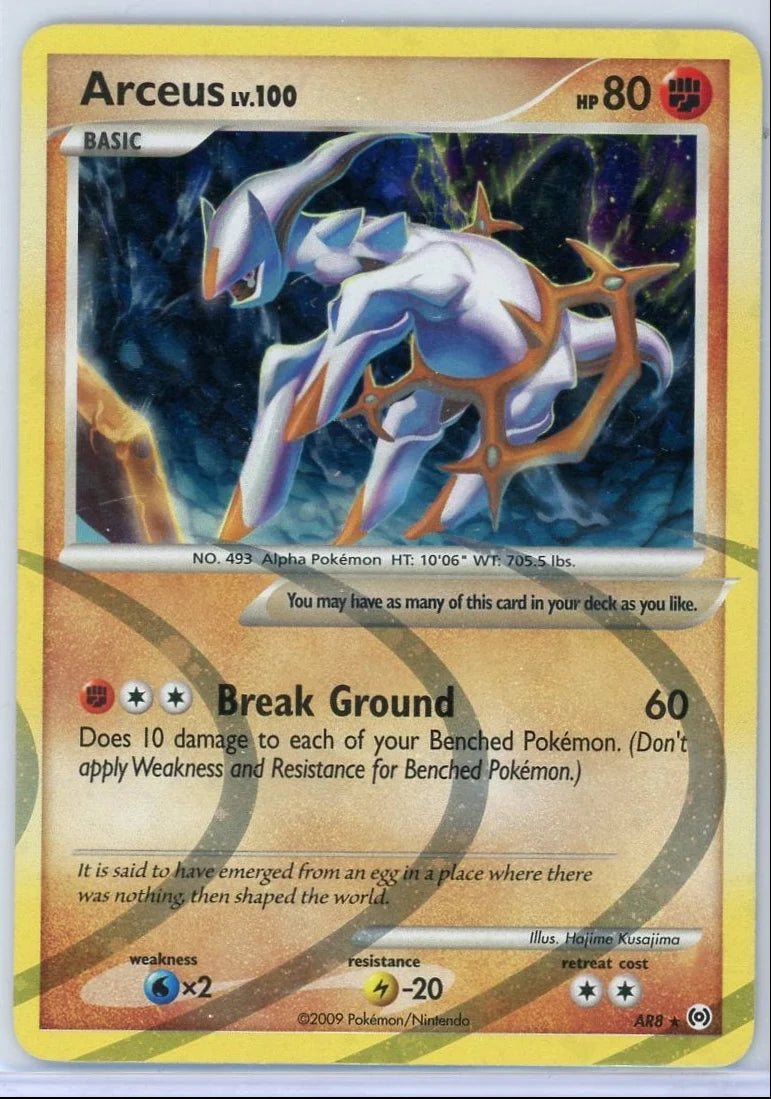 Arceus Lv. 100 Pokémon Arceus Holo #AR8