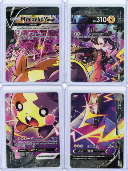 Morpeko V 4-card SWSH Promo lot (connecting)