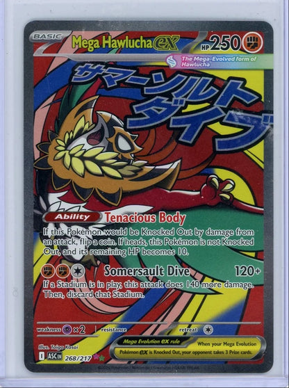 Mega Hawlucha ex Pokémon Ascended Heroes Attack Rare #268/217