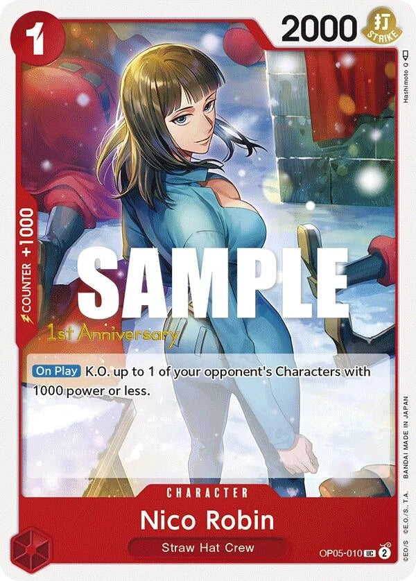 Nico Robin (OP05-010) (Awakening of the New Era: 1st Anniversary Tournament Cards) (OP05 ANN)