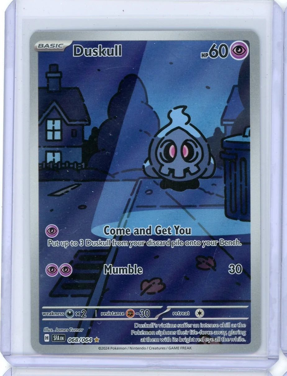 Duskull 2024 Pokemon Shrouded Fable Illustration rare #068/064