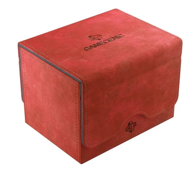 GameGenic Sidekick Deck Box - Red (Holds 100+)
