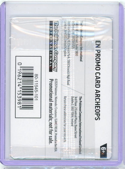 Archeops Pokemon Fossil Museum Promo #051/086 (sealed)