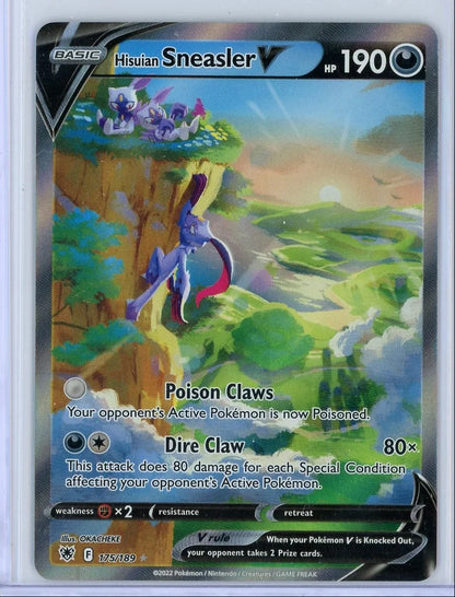 Hisuian Sneasler V Pokémon Astral Radiance Alternate Full Art #175/189