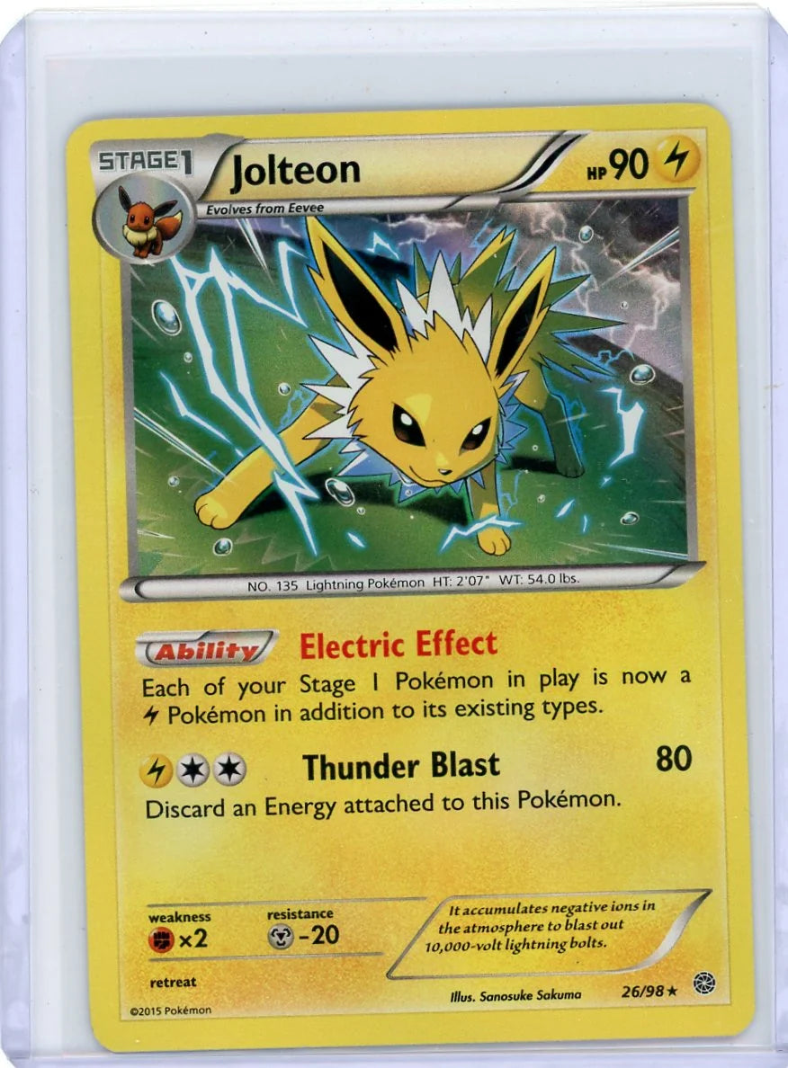 Jolteon 2015 Pokemon Ancient Origins holo #26/98