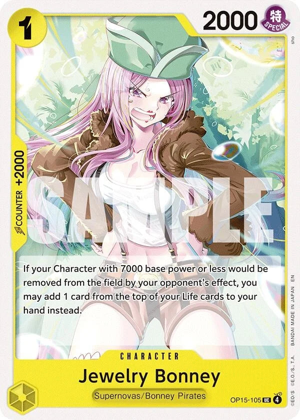 Jewelry Bonney (OP15-105) (OP15-105) (Adventure on Kami's Island) (OP15-EB04)