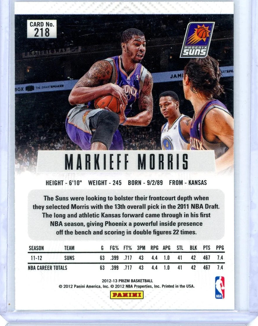 Markieff Morris 2012-13 Panini Prizm Silver Prizm