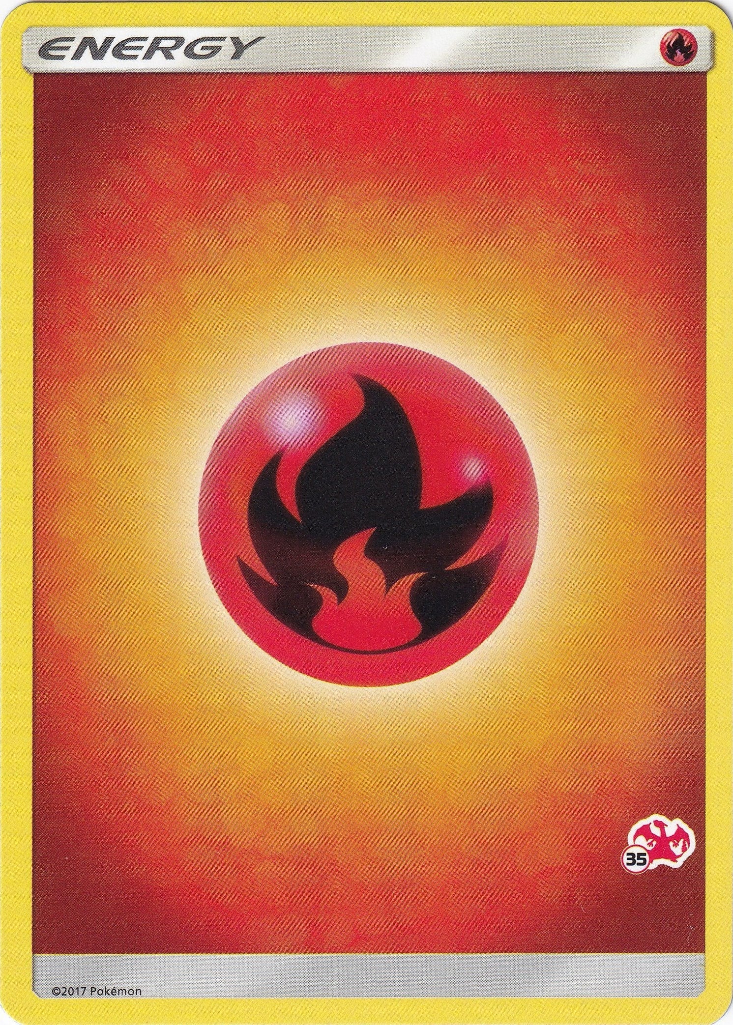 Fire Energy (#35 Charizard Stamped) (Battle Academy) (BTA)
