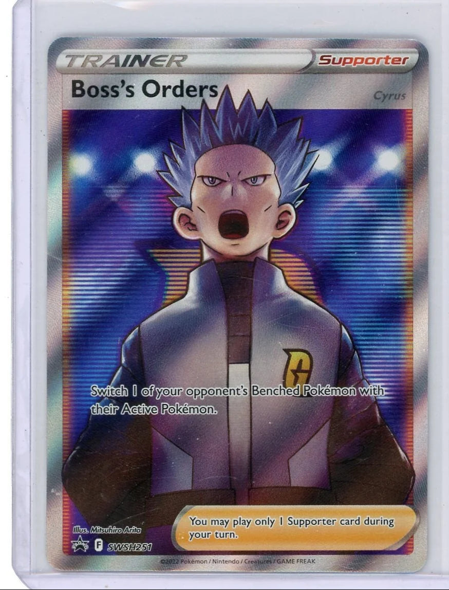 Boss's Orders 2022 Pokemon Black Star Promo #SWSH251