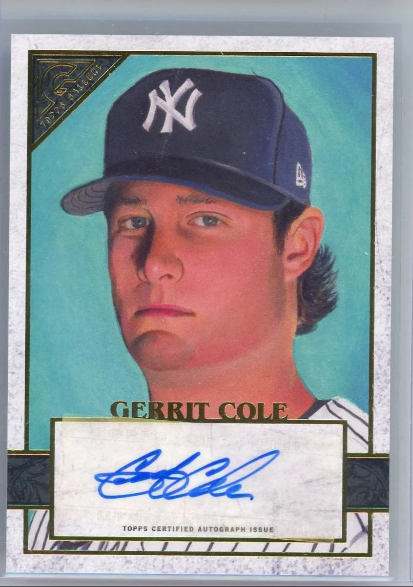 Gerrit Cole 2020 Topps Gallery Autograph #36