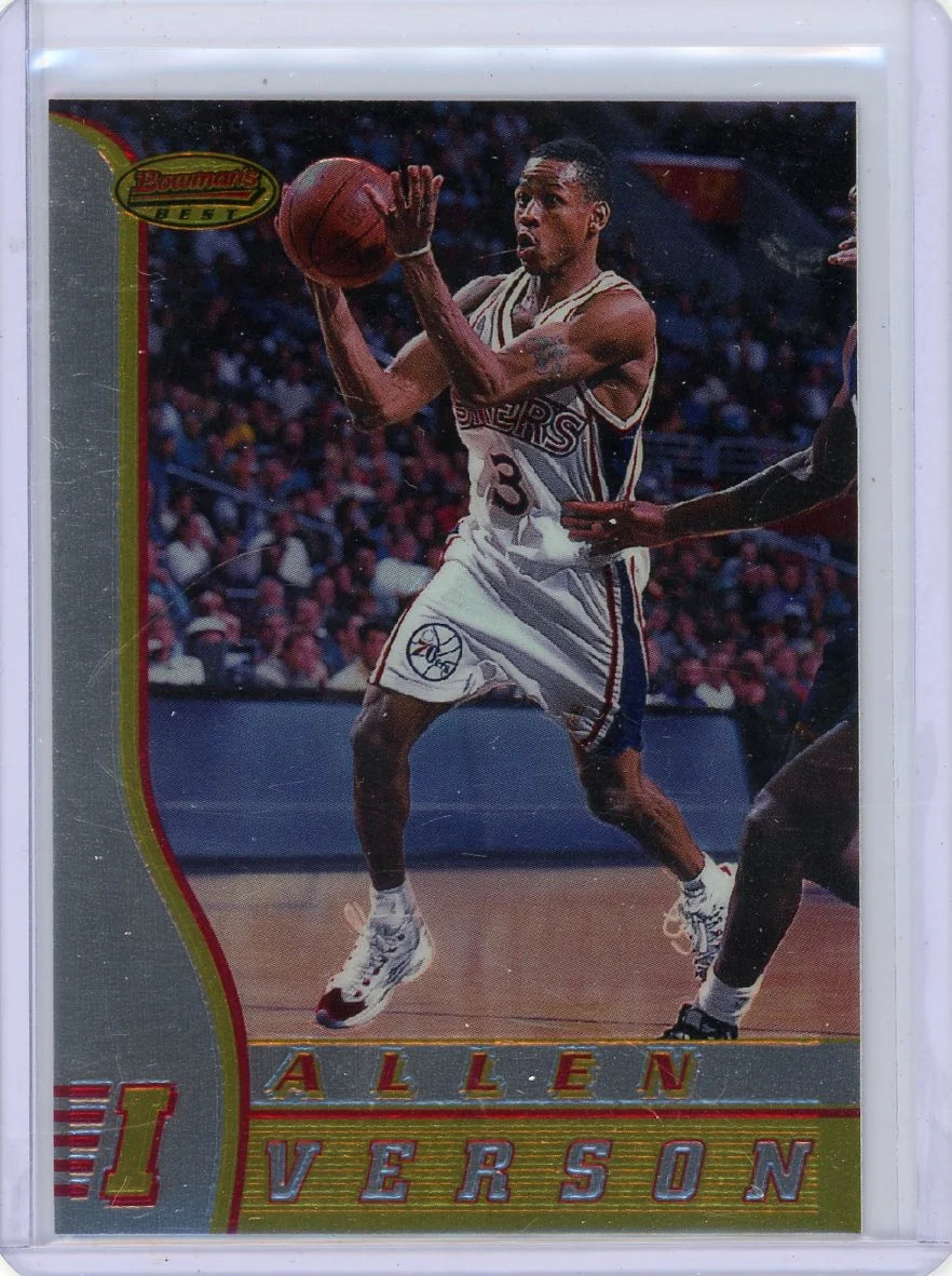 Allen Iverson 1997 Bowman's Best Rookie Card #R1