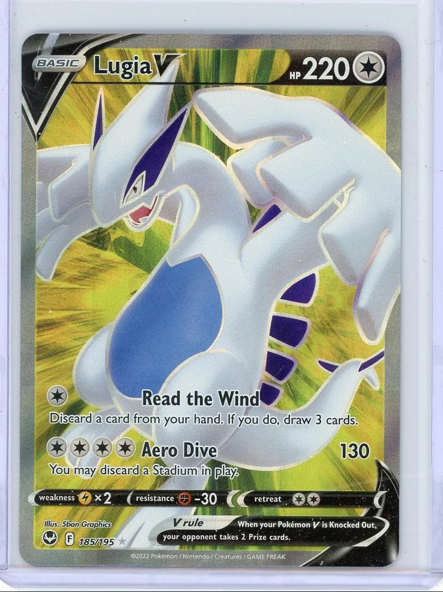 Lugia V Pokémon Silver Tempest Ultra Rare #185/195
