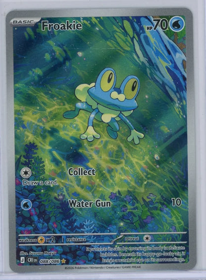 Froakie 2026 Pokémon Chaos Rising Illustration rare #088/086