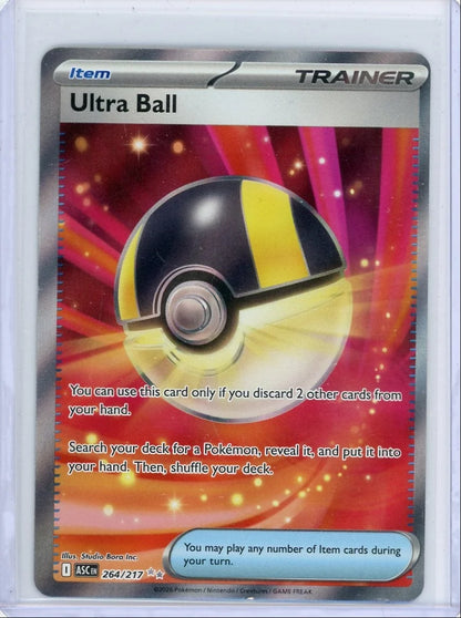 Ultra Ball 2026 Pokémon Ascended Heroes #264/217