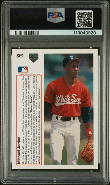Michael Jordan 1991 Upper Deck #SP1 PSA 9