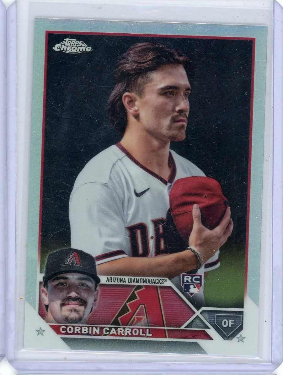 Corbin Carroll 2023 Topps Chrome Image Variation rookie card