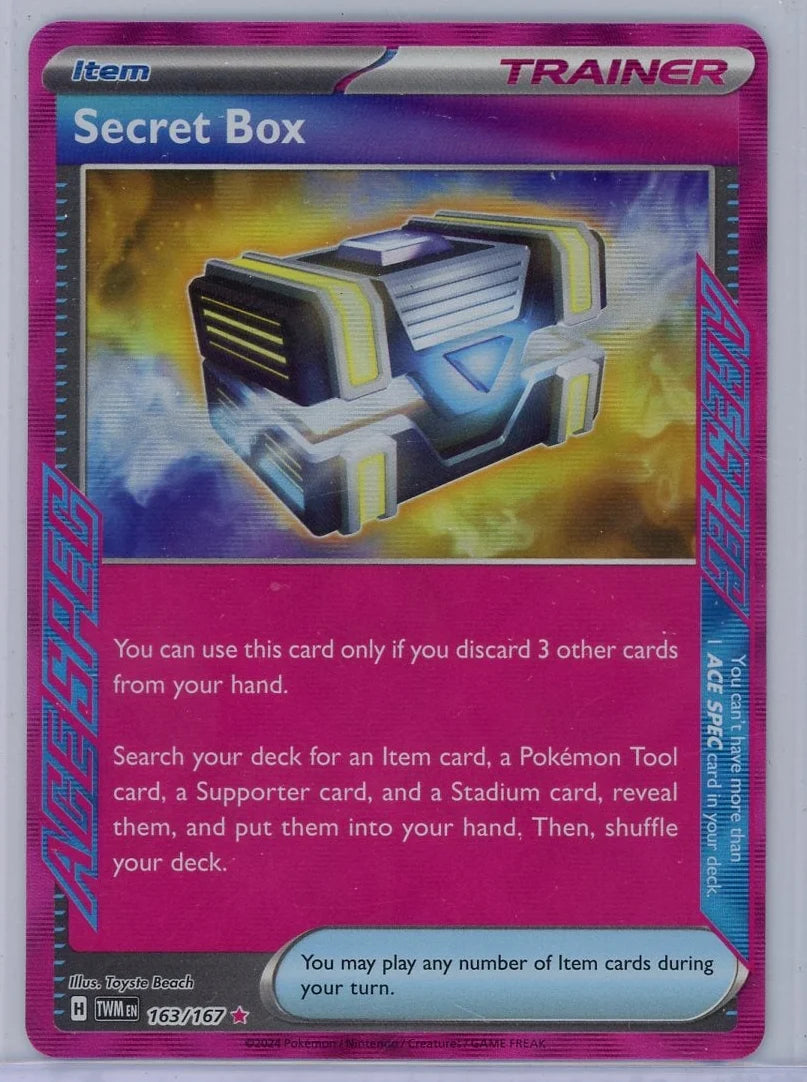 Secret Box Pokémon 2024 Twilight Masquerade #163/167