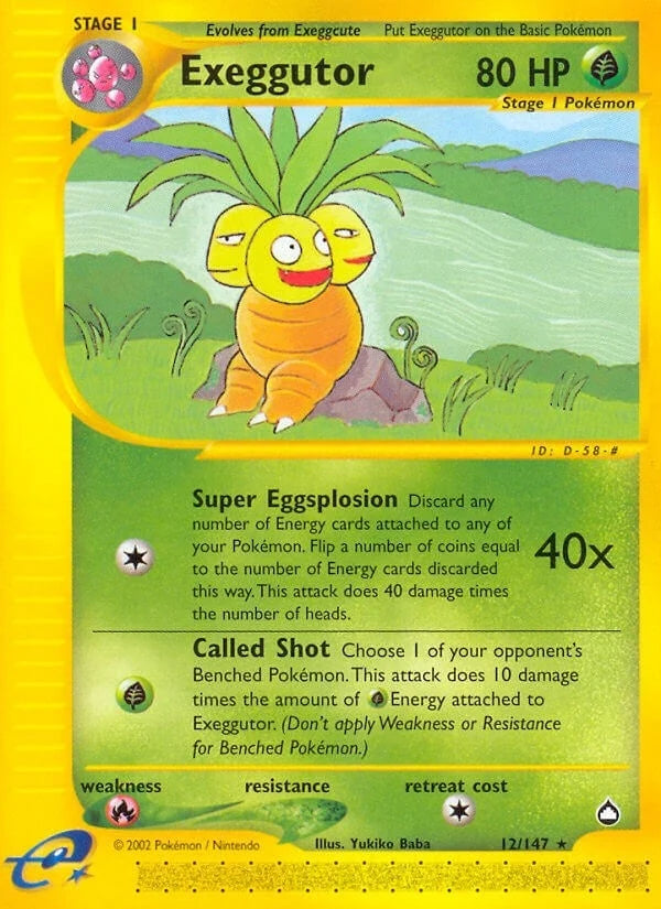 Exeggutor (12) (012/147) (Aquapolis) (AQ)