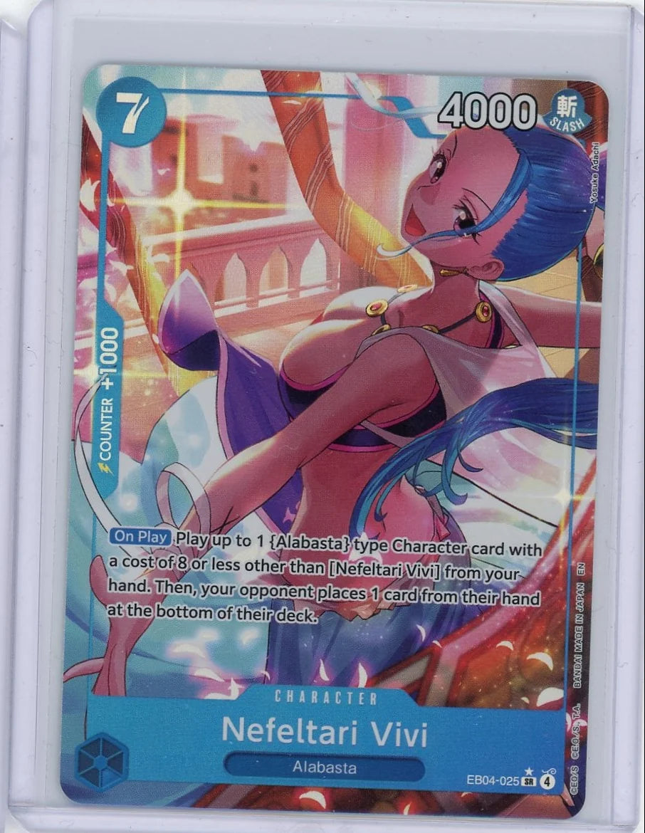 Nefeltari Vivi One Piece The Azure Sea's Seven Special Rare Alt. Art #EB04-025