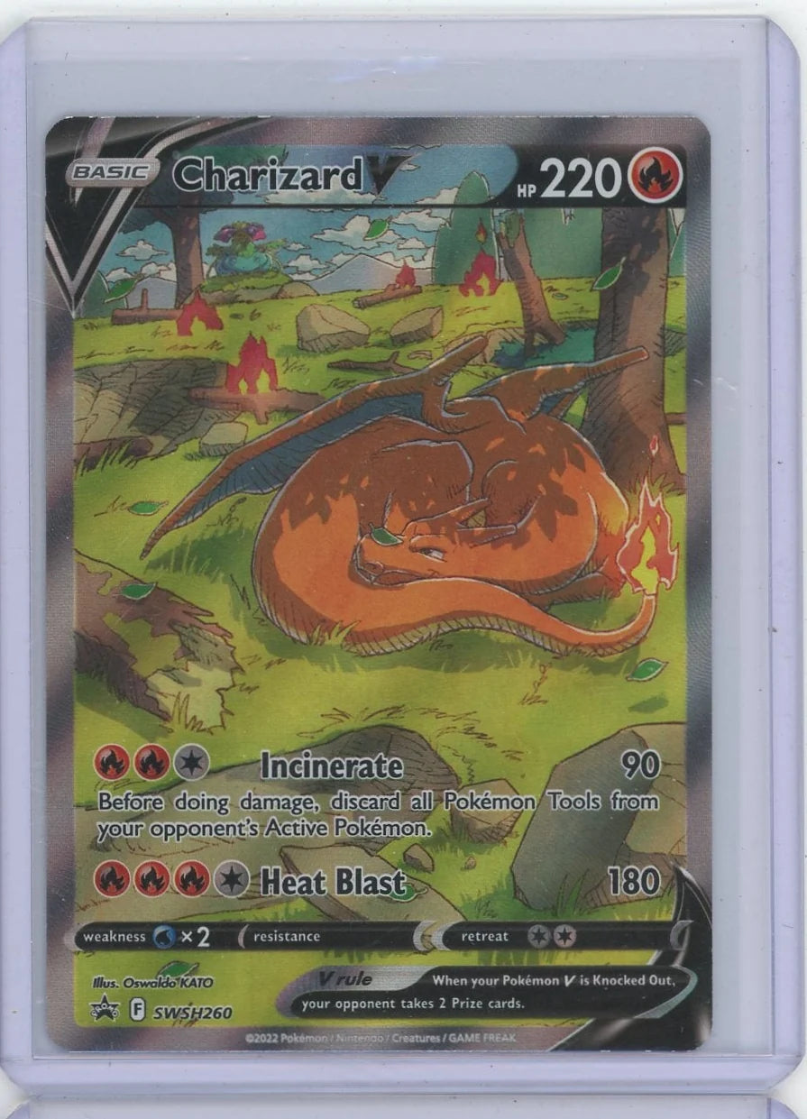 Charizard V Pokémon Sword & Shield Black Star Promo #SWSH260