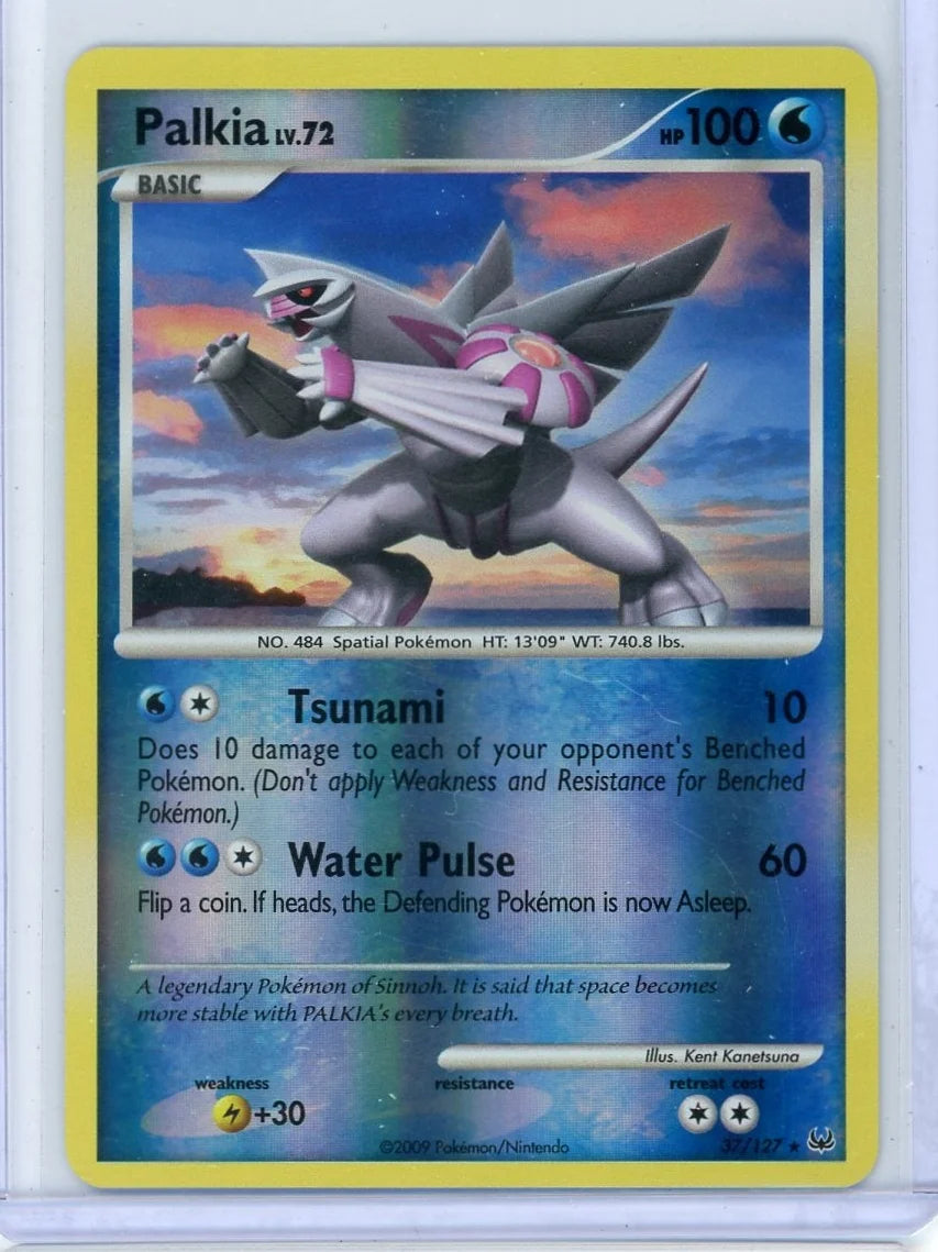 Palkia Lv. 72 Pokémon Platinum Reverse Holo #37/127