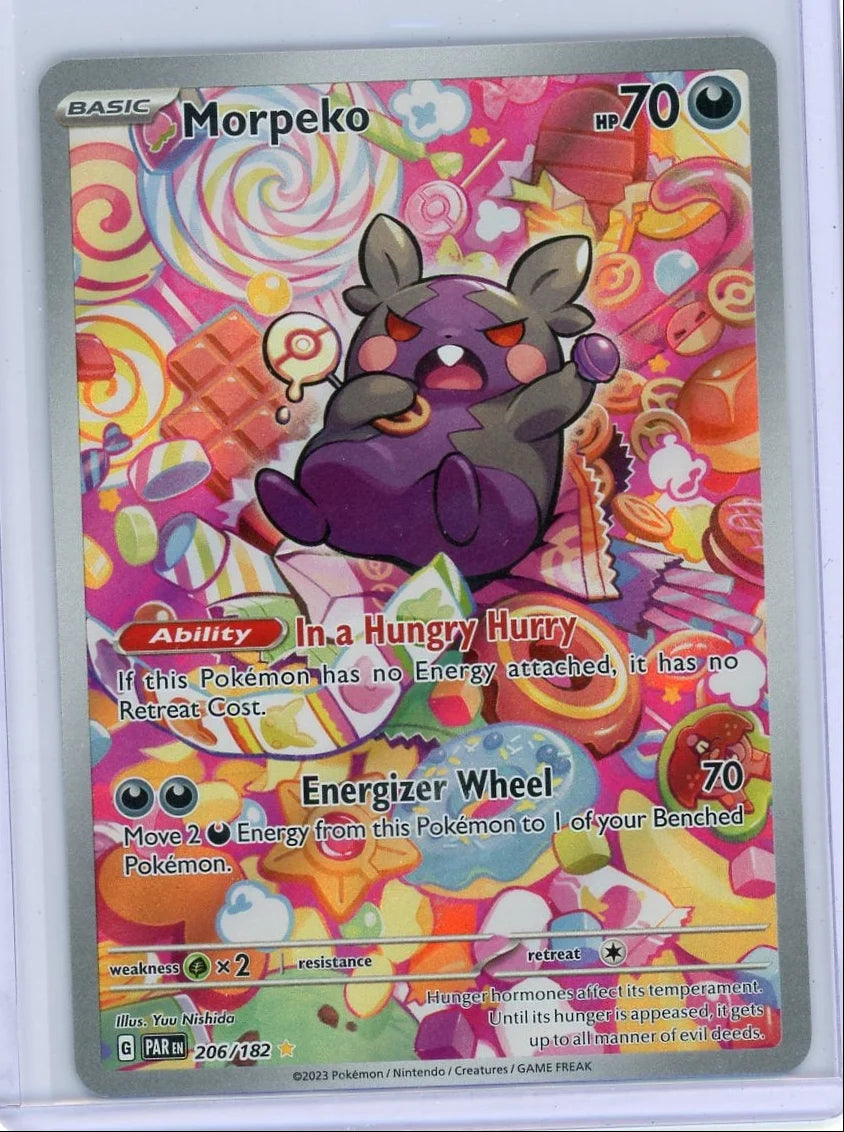 Morpeko Pokémon Paradox Rift Illustration Rare #206/182