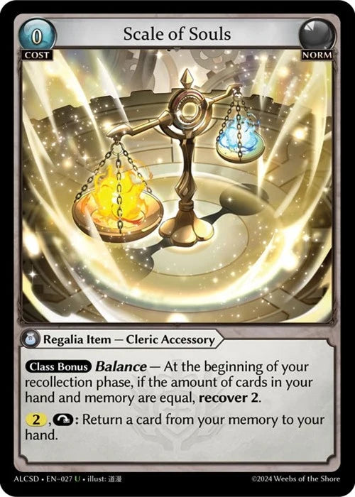 Scale of Souls (027) (Alchemical Revolution Starter Decks) (ALCSD)