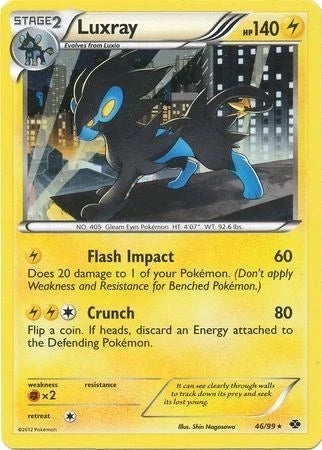 Luxray - 46/99 (Cosmos Holo) (046/099) (Blister Exclusives) (BLE)