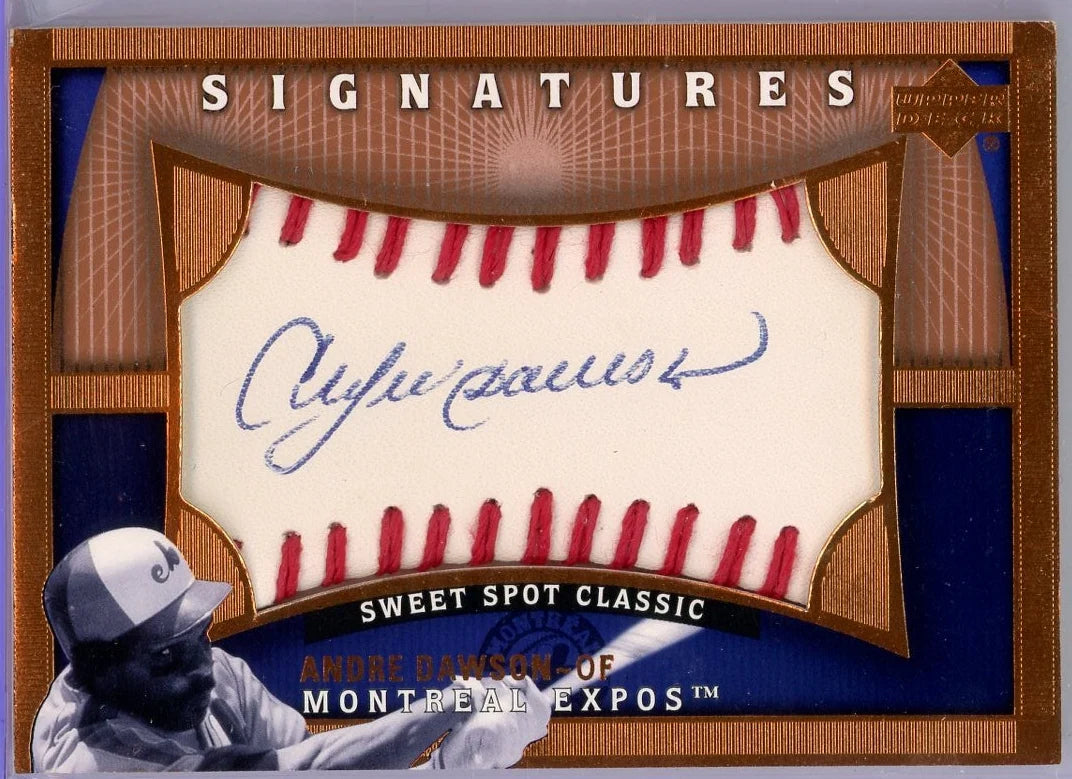 Andre Dawson 2005 Upper Deck Sweet Spot Classic Signatures