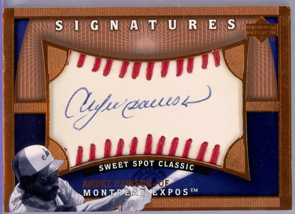 Andre Dawson 2005 Upper Deck Sweet Spot Classic Signatures