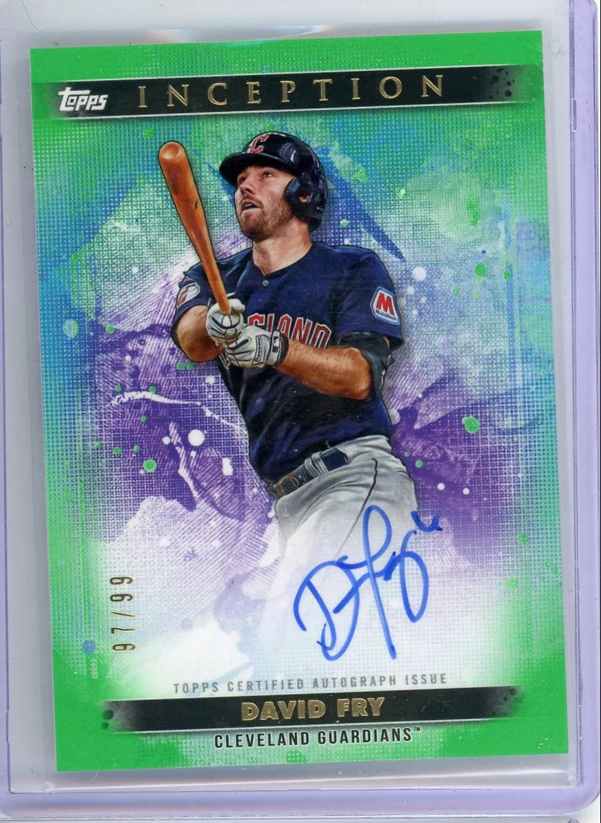 David Fry 2024 Topps Inception Autograph #'d 97/99