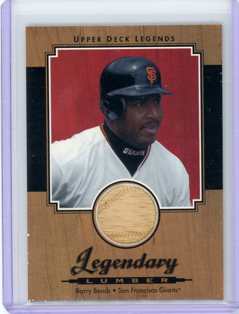 Barry Bonds 2001 Upper Deck Legends Legendary Lumber Bat Relic