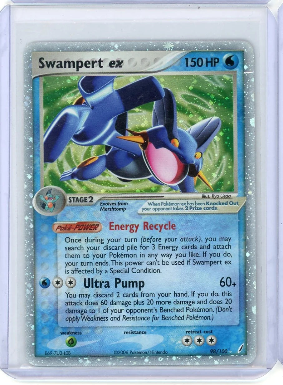 Swampert ex Pokémon Crystal Guardians Ultra Rare #98/100 DMG
