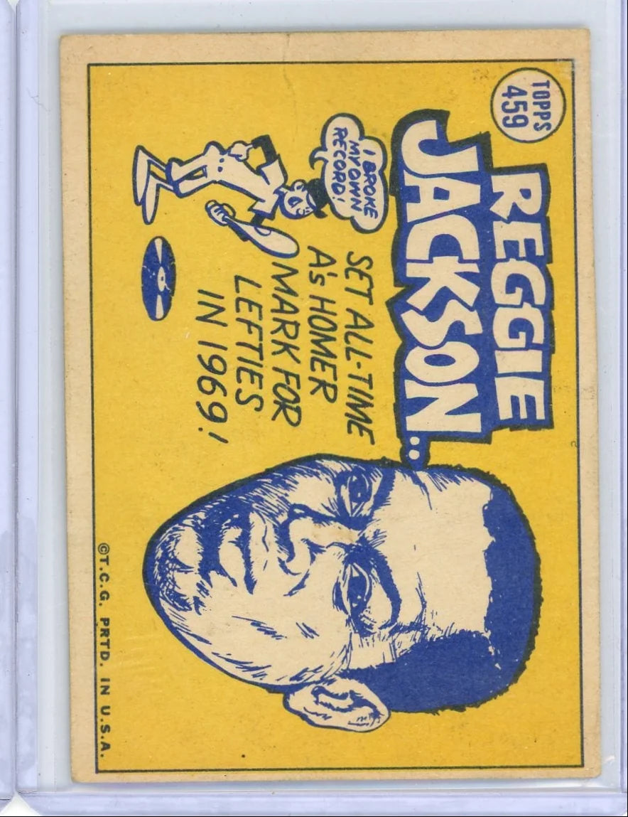 Reggie Jackson 1970 Topps Sporting News #459