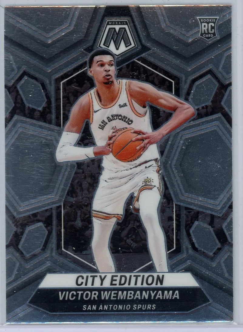 Victor Wembanyama 2023-24 Panini Mosaic RC City Edition