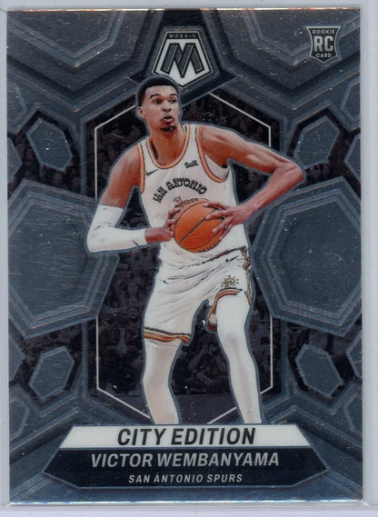 Victor Wembanyama 2023-24 Panini Mosaic RC City Edition