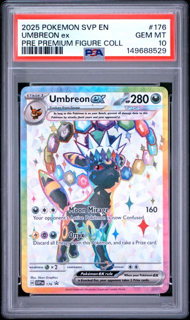 Umbreon ex Pokémon Premium Figure Collection Promo #176 PSA 10