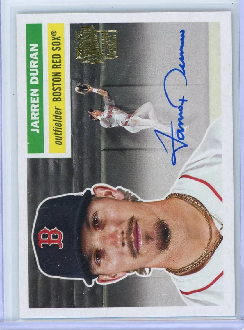 Jarren Duran 2025 Topps Archives Fan Favorites autograph