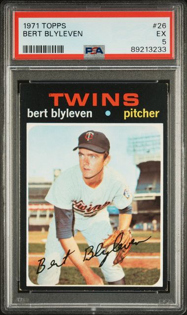 Bert Blyleven 1971 Topps #26 PSA 5
