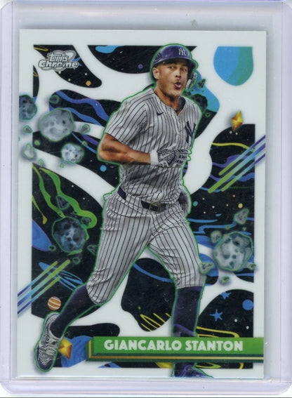 Giancarlo Stanton 2025 Topps Cosmic Chrome White Hole