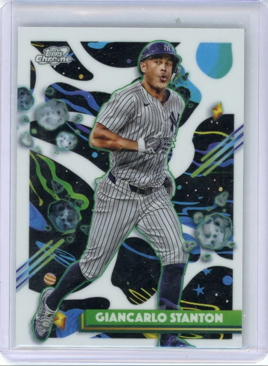 Giancarlo Stanton 2025 Topps Cosmic Chrome White Hole