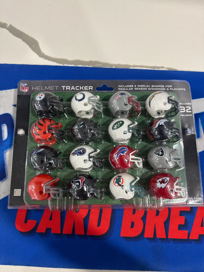 NFL Riddell Helmet Tracker (32 Helmets)