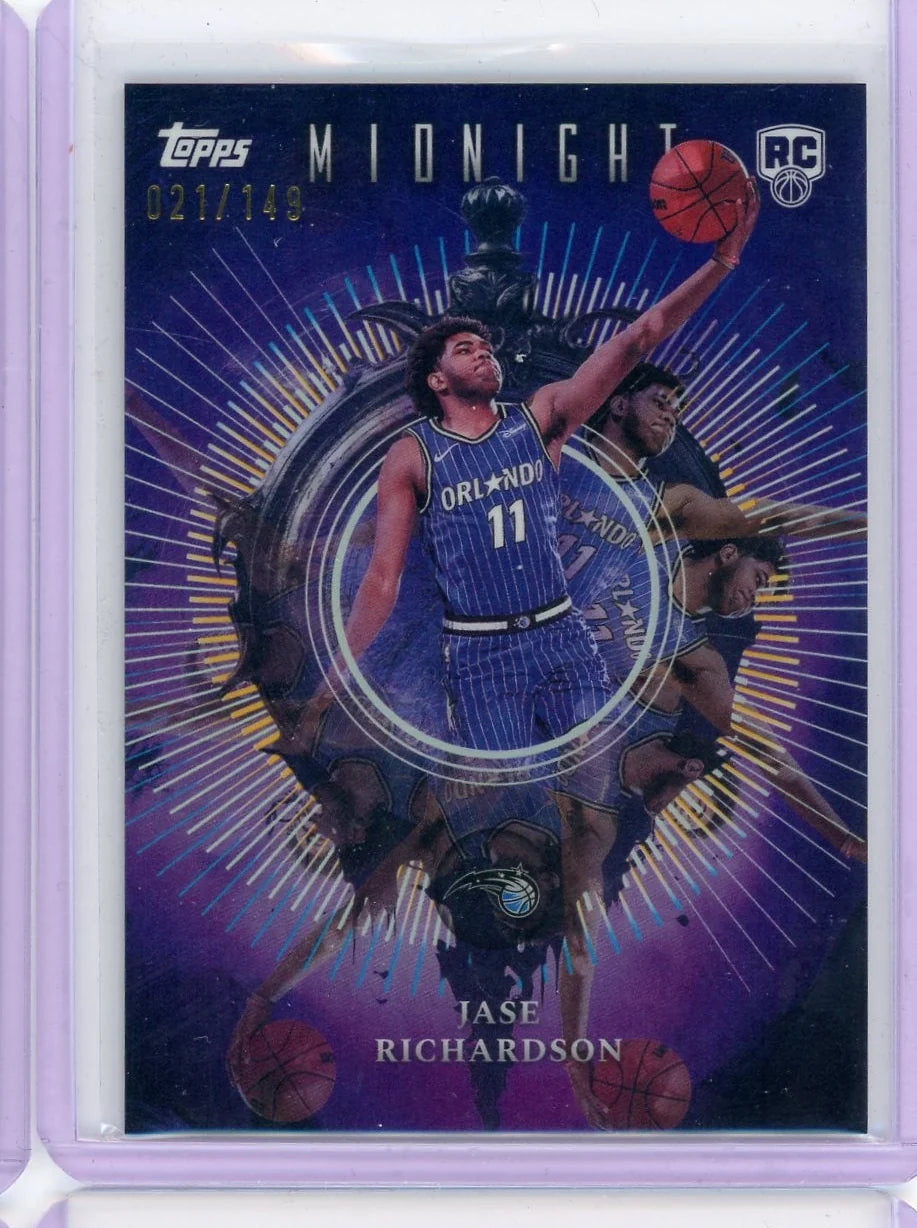 Jase Richardson 2025 Topps Midnight Insomnia #'d 21/149