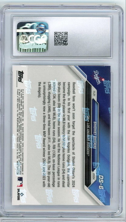 Shohei Ohtani 2024 Topps NOW #OS6 CGC 9