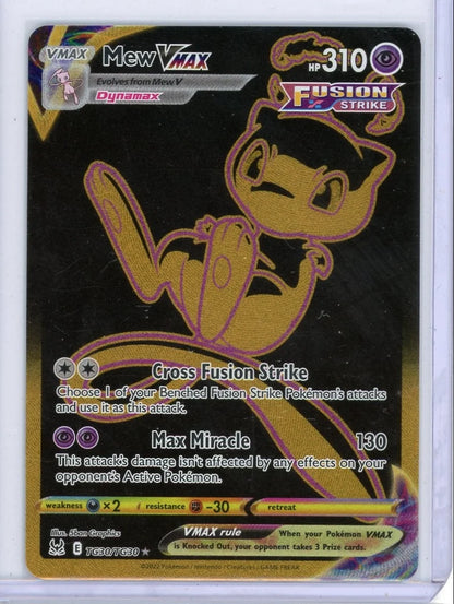 Mew Vmax Pokémon Lost Origin Trainer Gallery Ultra Rare #TG30/TG30