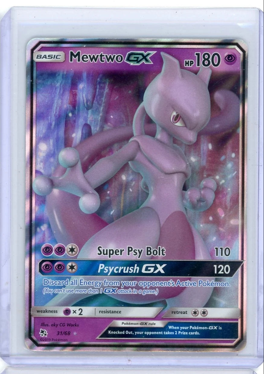 Mewtwo GX Pokémon Sun & Moon Hidden Fates #31/68