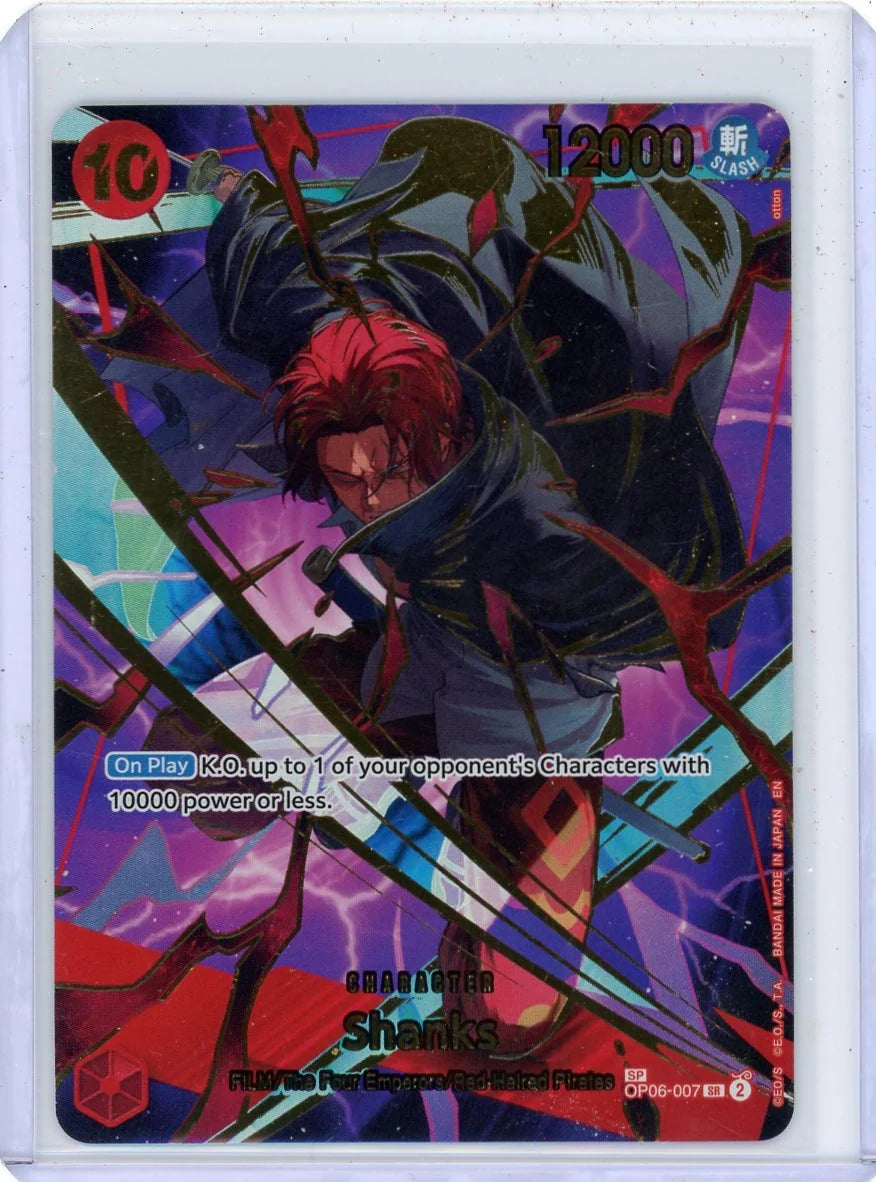 Shanks One Piece PRB02 Special Alternate Art #OP06-007
