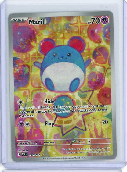 Marill Pokémon Ascended Heroes Illustration Rare 232/217